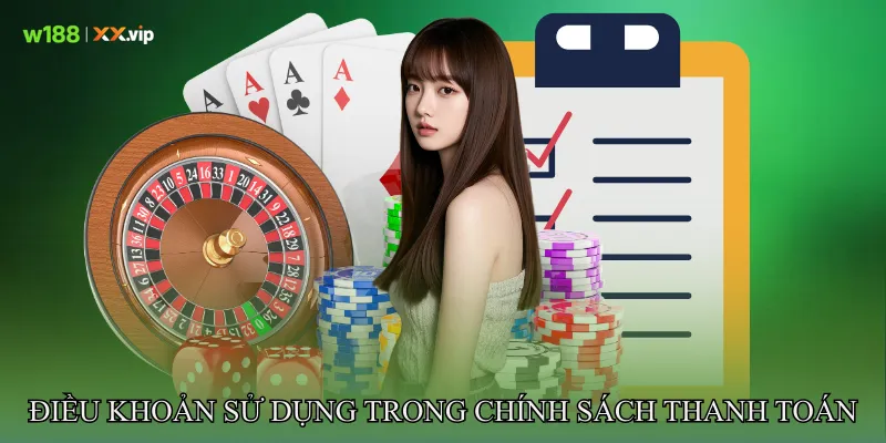 Điều khoản sử dụng trong chính sách thanh toán rút tiền